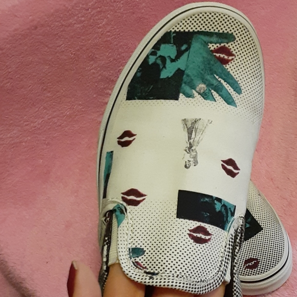 add on $55 Pristine Van's van doren rare slips 7.5W 6M graphic - - Picture 2 of 5